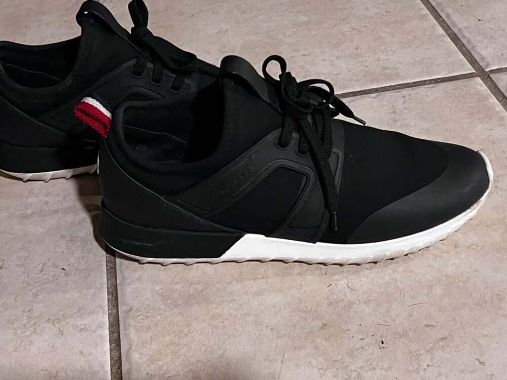 Moncler Black White Sneakers